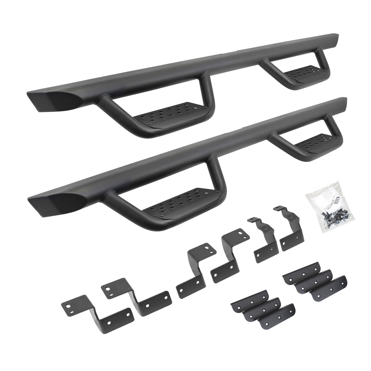 Go Rhino D224425T Domintator Extreme D2 Side Steps With Mounting Brackets Textured Black