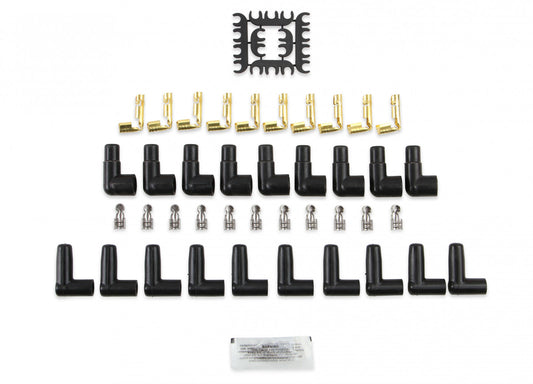 ACCEL Spark Plug Wire Set- 8mm - Super Stock Universal with Graphite Core - Red Wire with Red 90 Deg Boots 4041R