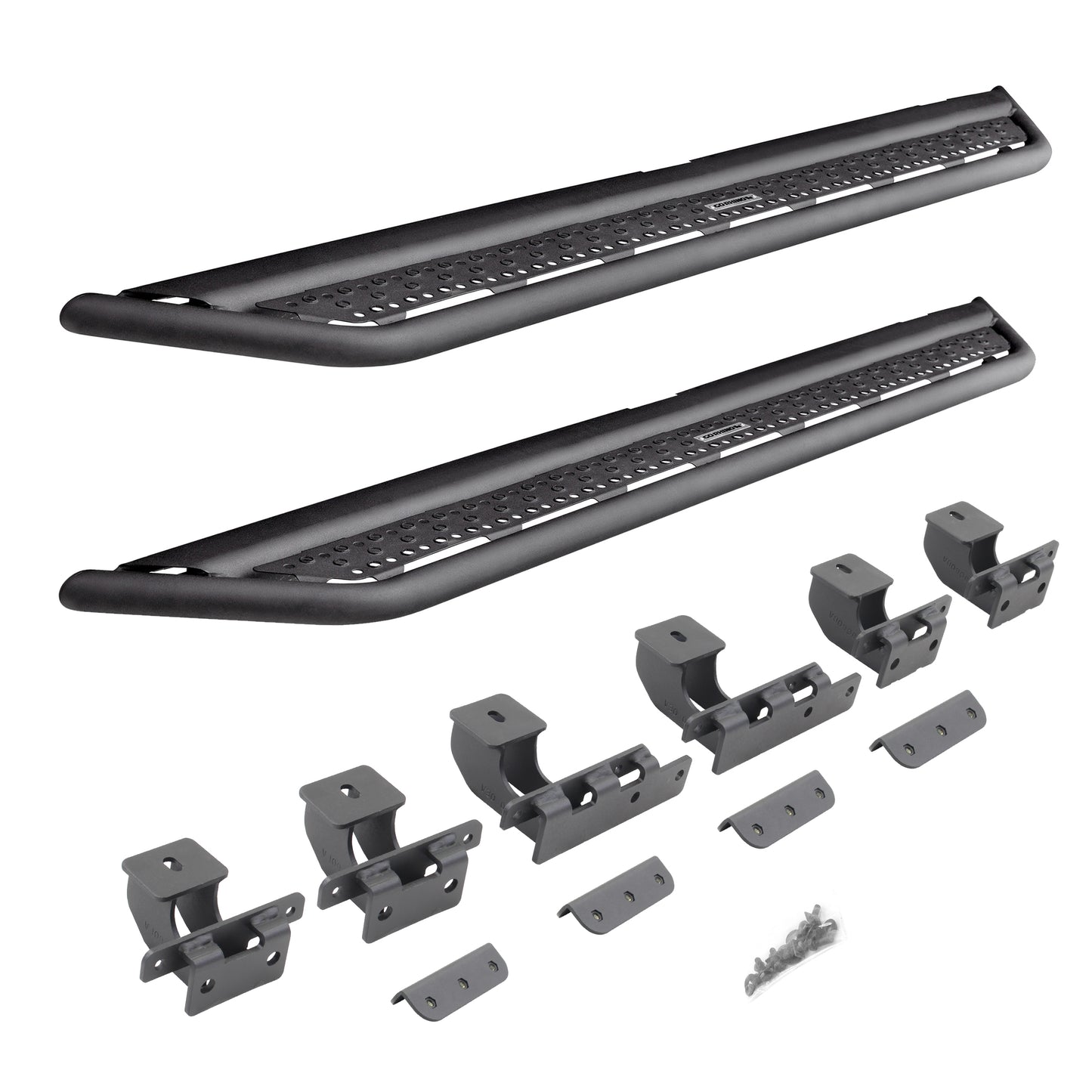 Go Rhino D64030T Dominator Xtreme D6 SideSteps With Mounting Bracket Kit Textured Black