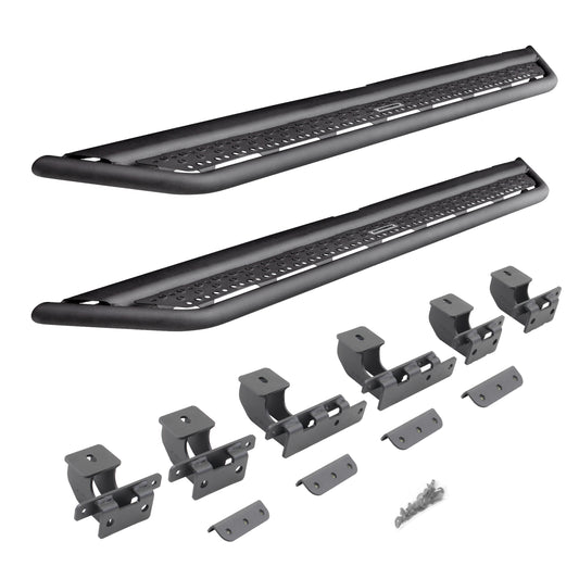 Go Rhino D64030T Dominator Xtreme D6 SideSteps With Mounting Bracket Kit Textured Black