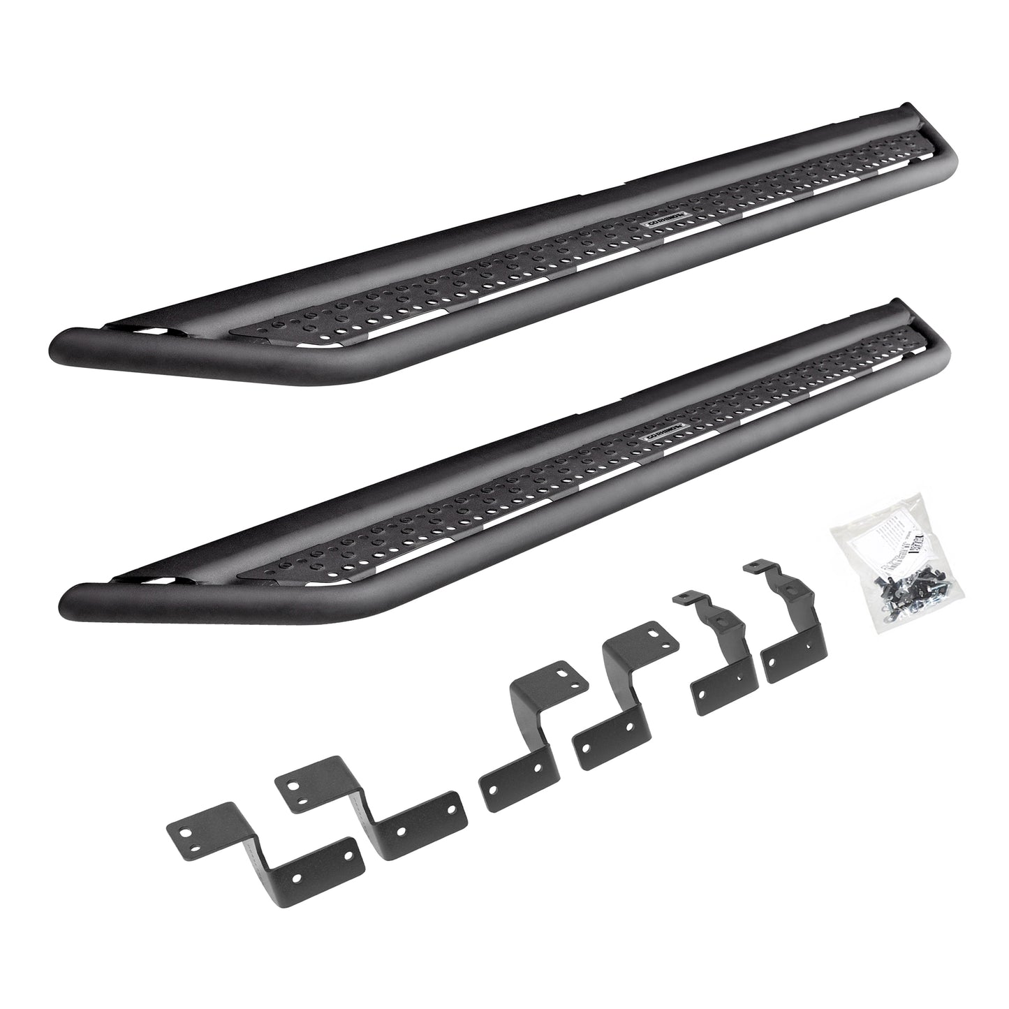 Go Rhino D64425T Dominator Xtreme D6 SideSteps With Mounting Bracket Kit Textured Black