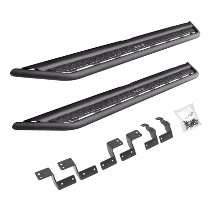 Go Rhino D64425T Dominator Xtreme D6 SideSteps With Mounting Bracket Kit Textured Black