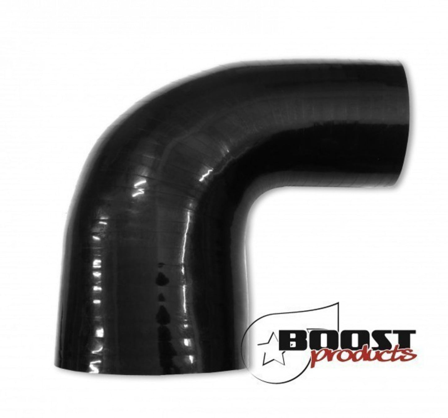 BOOST products Silicone Reducer Elbow 90 Degrees, 32 - 25mm (1-1/4" - 1") ID, Black '3259032025