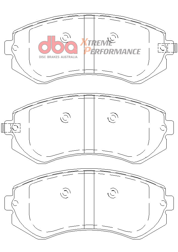 Disc Brakes Australia Xtreme Performance Brake Pad Set DB1148XP