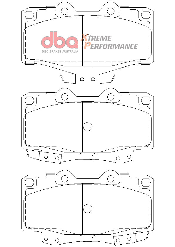 Disc Brakes Australia Xtreme Performance Brake Pad Set DB1149XP