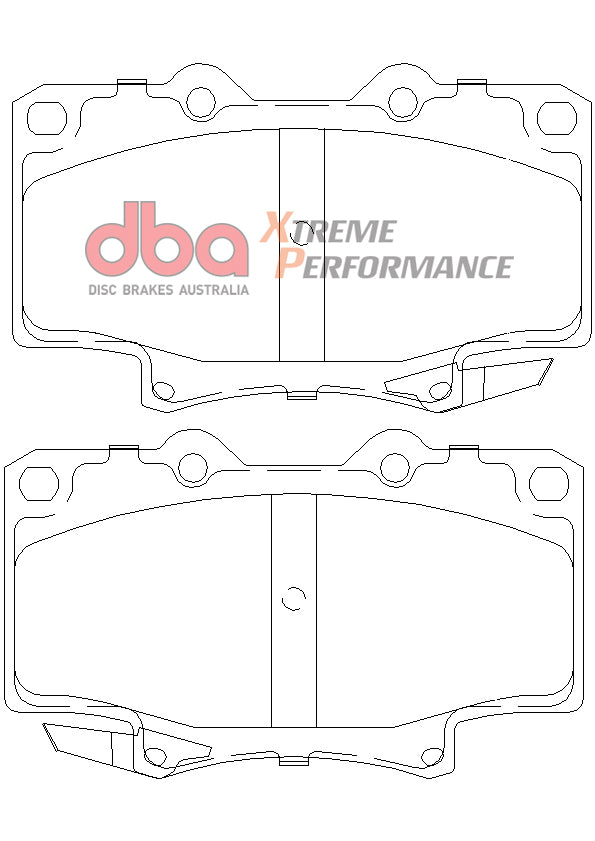 Disc Brakes Australia Xtreme Performance Brake Pad Set DB1199XP