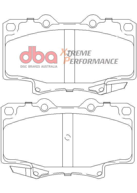 Disc Brakes Australia Xtreme Performance Brake Pad Set DB1199XP