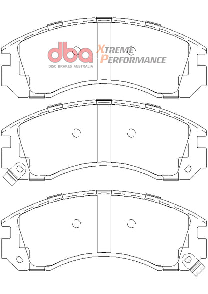 Disc Brakes Australia Xtreme Performance Brake Pad Set DB1223XP