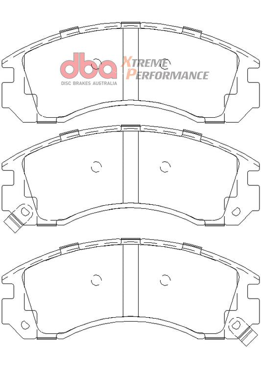 Disc Brakes Australia Xtreme Performance Brake Pad Set DB1223XP