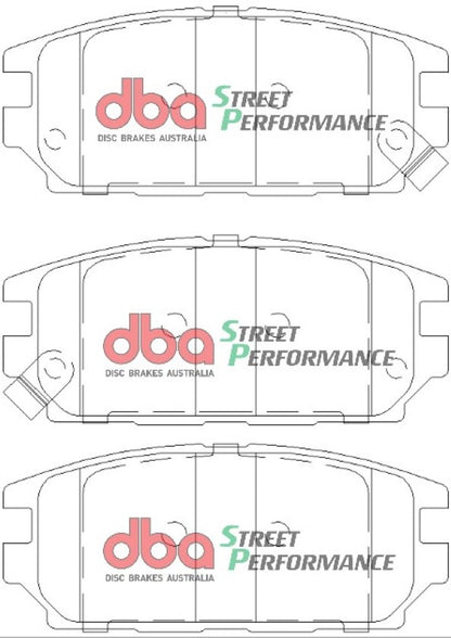 Disc Brakes Australia Street Performance Brake Pad Set DB1238SP