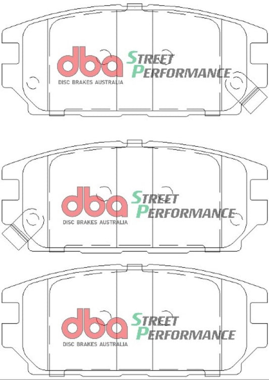 Disc Brakes Australia Street Performance Brake Pad Set DB1238SP