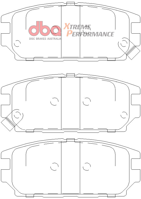 Disc Brakes Australia Xtreme Performance Brake Pad Set DB1238XP