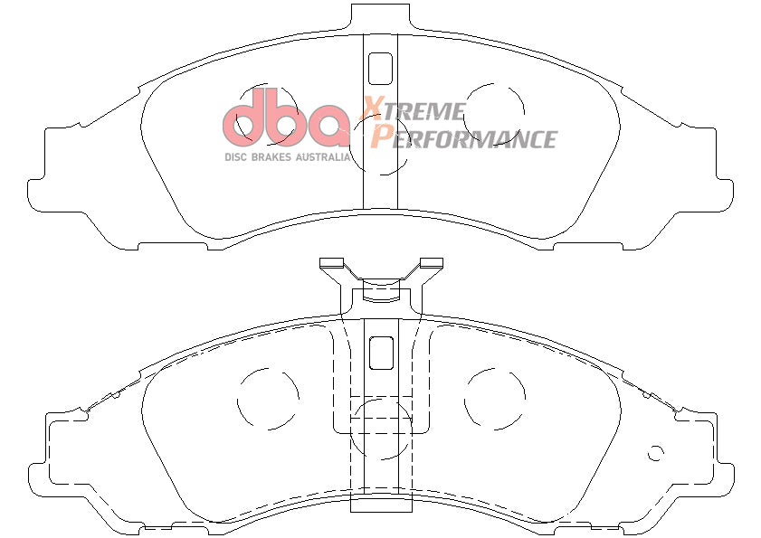 Disc Brakes Australia Xtreme Performance Brake Pad Set DB1331XP