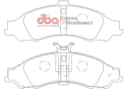 Disc Brakes Australia Xtreme Performance Brake Pad Set DB1331XP