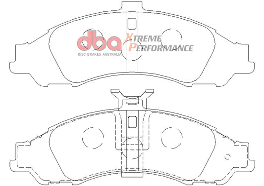 Disc Brakes Australia Xtreme Performance Brake Pad Set DB1331XP
