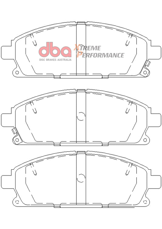 Disc Brakes Australia Xtreme Performance Brake Pad Set DB1333XP