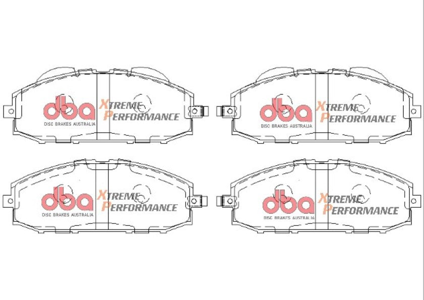 Disc Brakes Australia Xtreme Performance Brake Pad Set DB1361XP