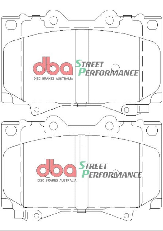 Disc Brakes Australia Truck And SUV Performance Brake Pad Set DB1365SD