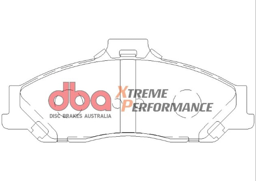 Disc Brakes Australia Xtreme Performance Brake Pad Set DB1366XP
