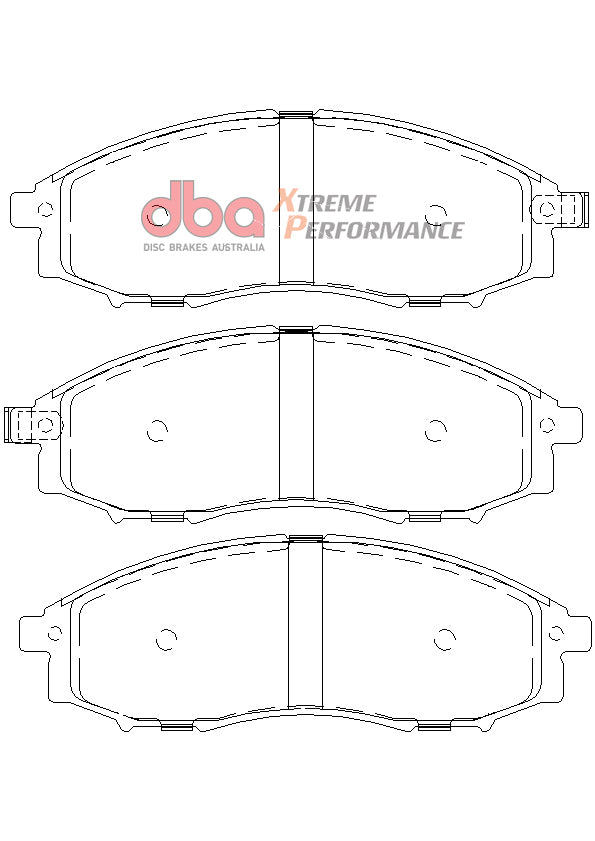 Disc Brakes Australia Xtreme Performance Brake Pad Set DB1439XP