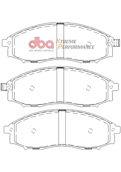 Disc Brakes Australia Xtreme Performance Brake Pad Set DB1439XP
