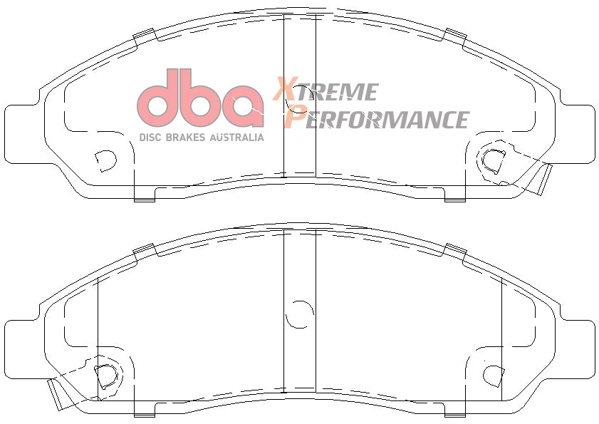 Disc Brakes Australia Xtreme Performance Brake Pad Set DB1468XP