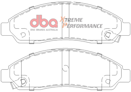 Disc Brakes Australia Xtreme Performance Brake Pad Set DB1468XP