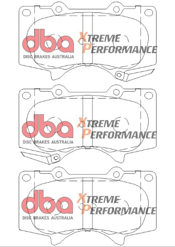 Disc Brakes Australia Xtreme Performance Brake Pad Set DB1482XP