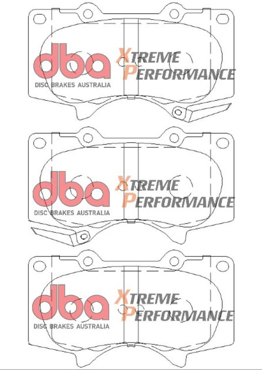 Disc Brakes Australia Xtreme Performance Brake Pad Set DB1482XP