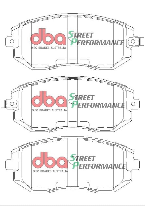 Disc Brakes Australia Street Performance Brake Pad Set DB1491SP