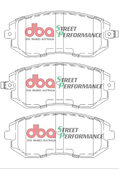 Disc Brakes Australia Street Performance Brake Pad Set DB1491SP