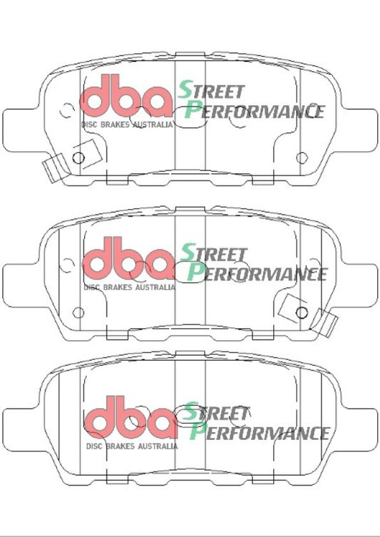 Disc Brakes Australia Street Performance Brake Pad Set DB1509SP