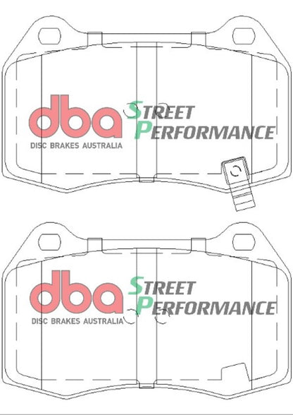 Disc Brakes Australia Street Performance Brake Pad Set DB1520SP