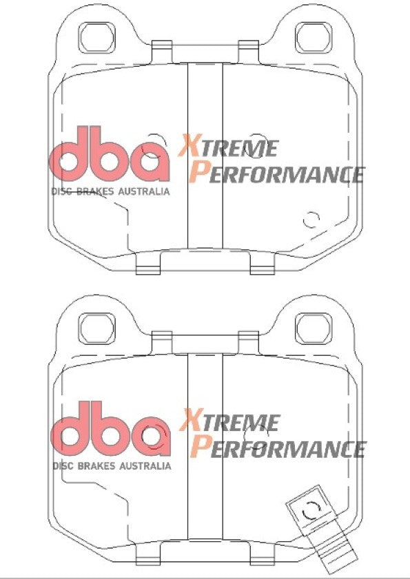 Disc Brakes Australia Xtreme Performance Brake Pad Set DB1521XP