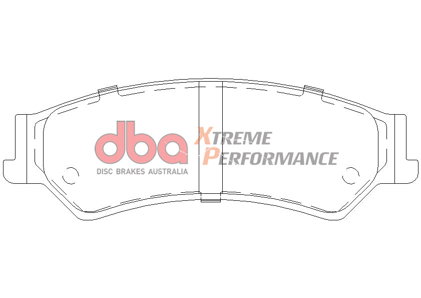 Disc Brakes Australia Xtreme Performance Brake Pad Set DB1675XP