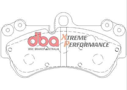 Disc Brakes Australia Xtreme Performance Brake Pad Set DB1676XP
