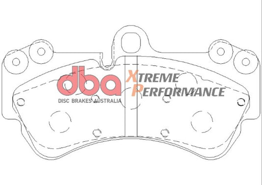 Disc Brakes Australia Xtreme Performance Brake Pad Set DB1676XP