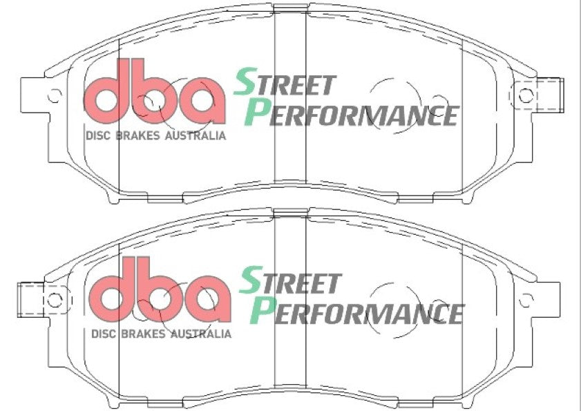 Disc Brakes Australia Truck And SUV Performance Brake Pad Set DB1696SD