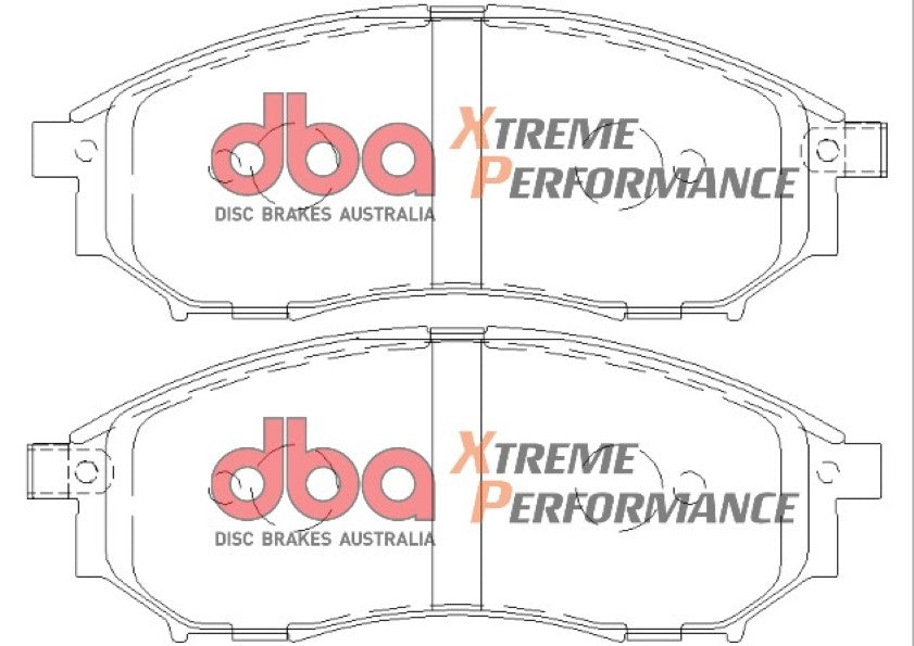 Disc Brakes Australia Xtreme Performance Brake Pad Set DB1696XP