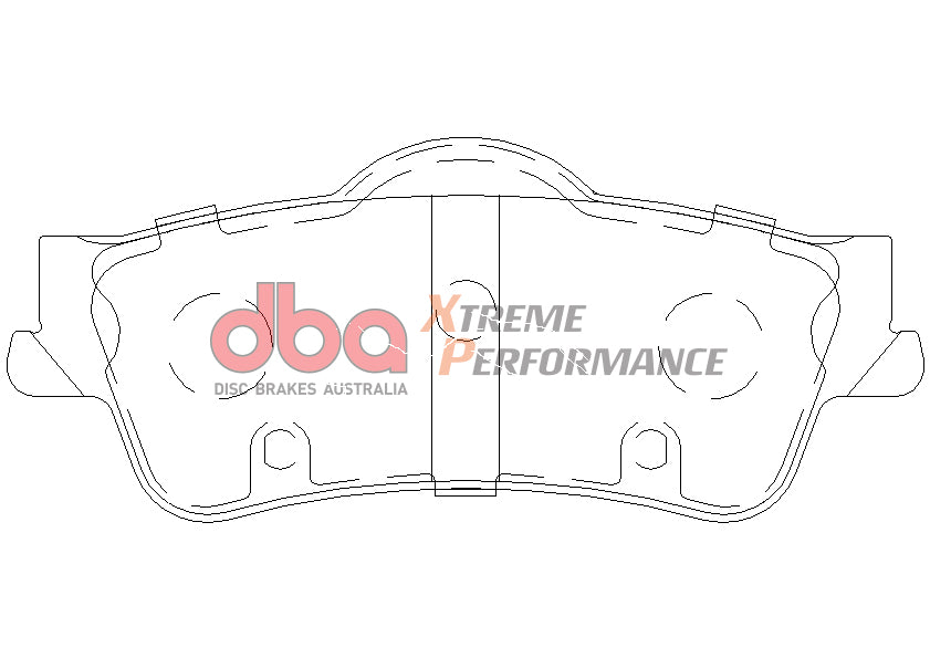 Disc Brakes Australia Xtreme Performance Brake Pad Set DB1766XP