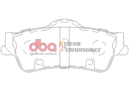 Disc Brakes Australia Xtreme Performance Brake Pad Set DB1766XP