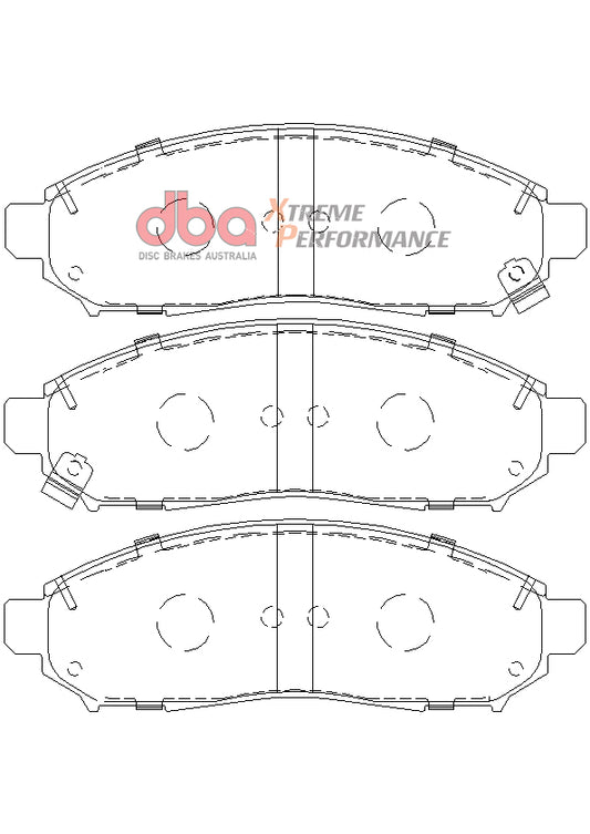 Disc Brakes Australia Xtreme Performance Brake Pad Set DB1835XP