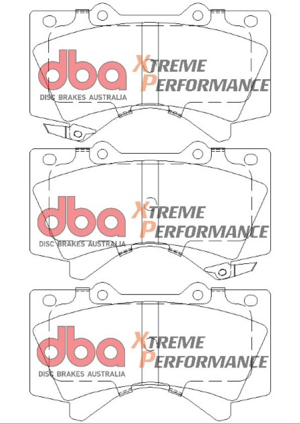 Disc Brakes Australia Xtreme Performance Brake Pad Set DB1838XP