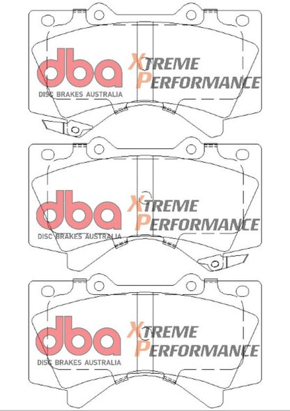 Disc Brakes Australia Xtreme Performance Brake Pad Set DB1838XP