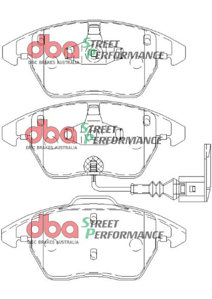 Disc Brakes Australia Street Performance Brake Pad Set DB1849SP