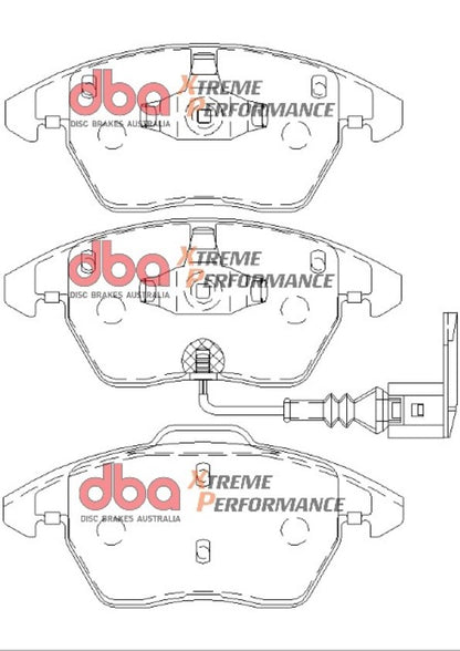 Disc Brakes Australia Xtreme Performance Brake Pad Set DB1849XP
