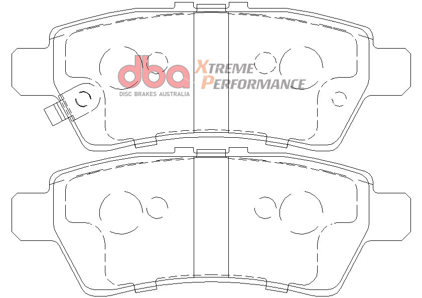 Disc Brakes Australia Xtreme Performance Brake Pad Set DB1919XP