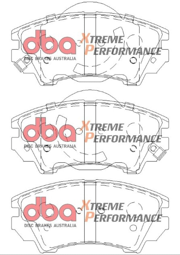Disc Brakes Australia Xtreme Performance Brake Pad Set DB1925XP