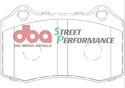 Disc Brakes Australia Street Performance Brake Pad Set DB1936SP