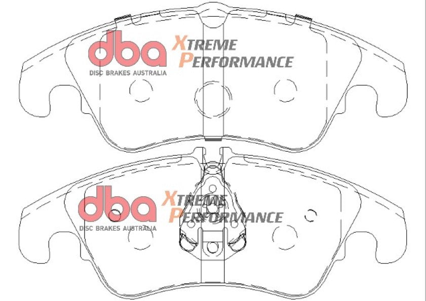 Disc Brakes Australia Xtreme Performance Brake Pad Set DB2186XP